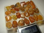 AMBER / raw baltic stones bernstein natural bursztyn polished genuine 琥珀 (e3642