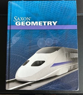 Saxon Geometry Home School Testing Book by Harcourt School 3 books