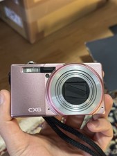 Ricoh CX6 10.0MP Digitalkamera Pink optischer Zoom getestet funktioniert