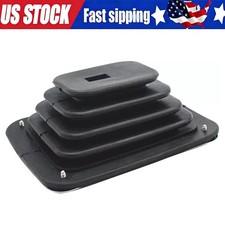 Small Rubber Shifter Boot Kit Universal With Chrome Plate 5-58 X 6-34 New Small Rubber Shifter Boot Kit Universal With Chrome Plate 5-58 X 6-34 New