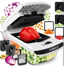 Fullstar The Original Pro Chopper - Vegetable Chopper and Spiralizer, Food Chopp