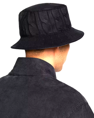 Nike Life Apex Reversible Knit Bucket Hat Black FN9896-084  display picture 2