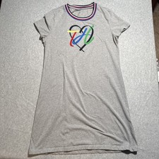 Infinity Heart Autism Awareness Love Needs No Words Ladies' Crewneck T-Shirt