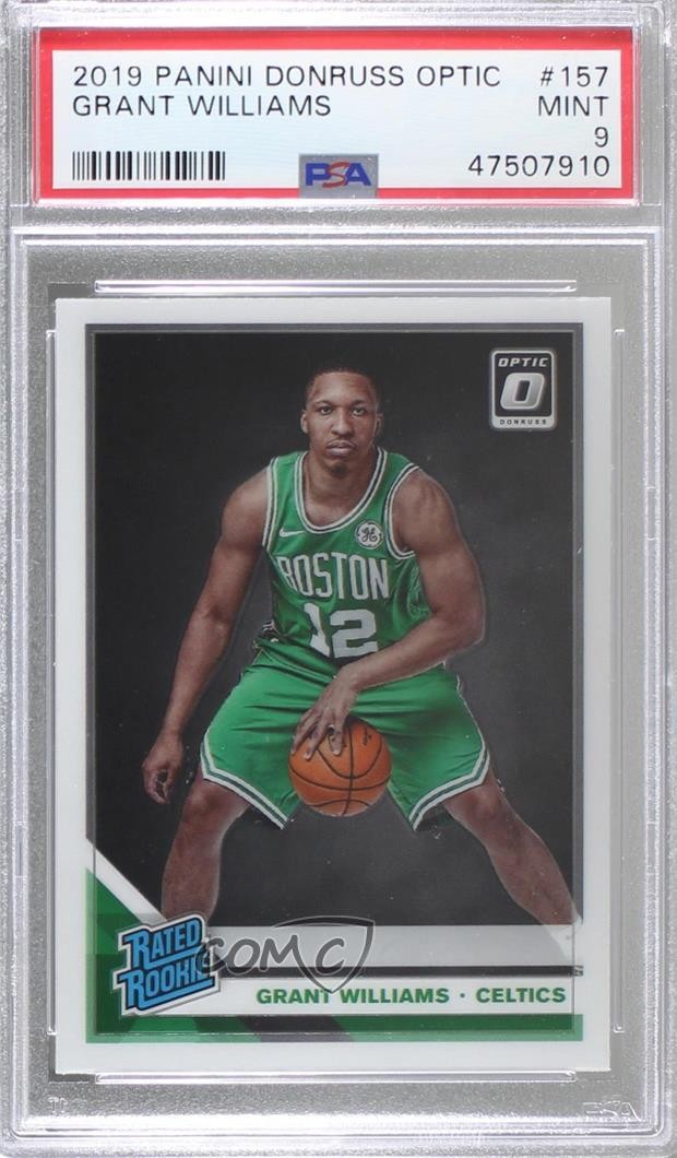 2019-20 Panini Donruss Optic Rated Grant Williams #157 PSA 9 MINT Rookie RC