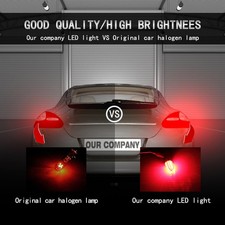 2x 8W COB LED Birne Rot Standlicht Bremslicht Rückleuchte für Mazda 6 GG GH GJ