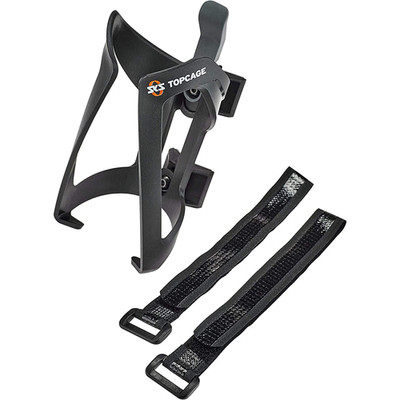 SKS GERMANY Anywhere Adapter with Topcage Bottle Cage OneSize, Black