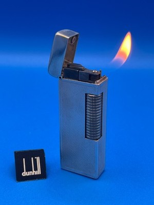 1967 Dunhill Rollagas Silver Filled Barley PIPE and CIGAR  Lighter,