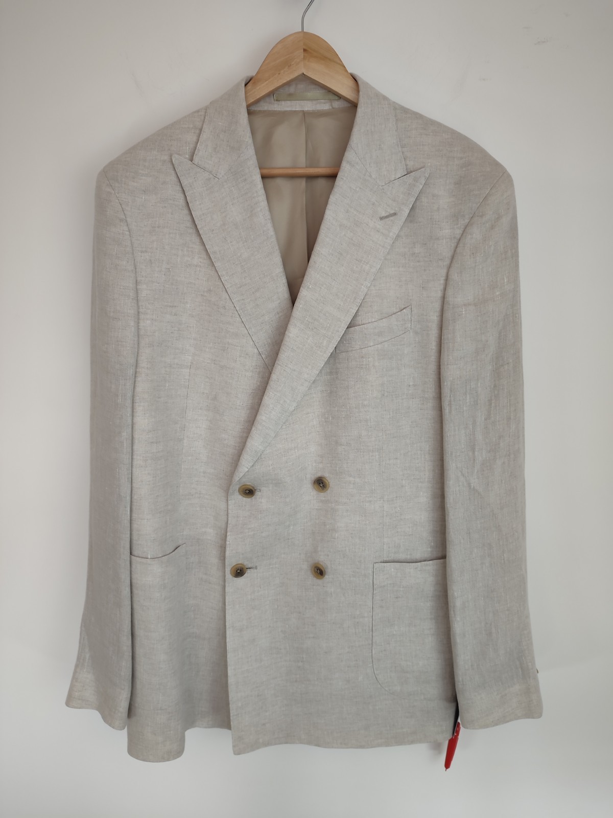 Richard James Savile Row 100% Linen Blazer 'Daniel' Oatmeal Size 42R RRP £695