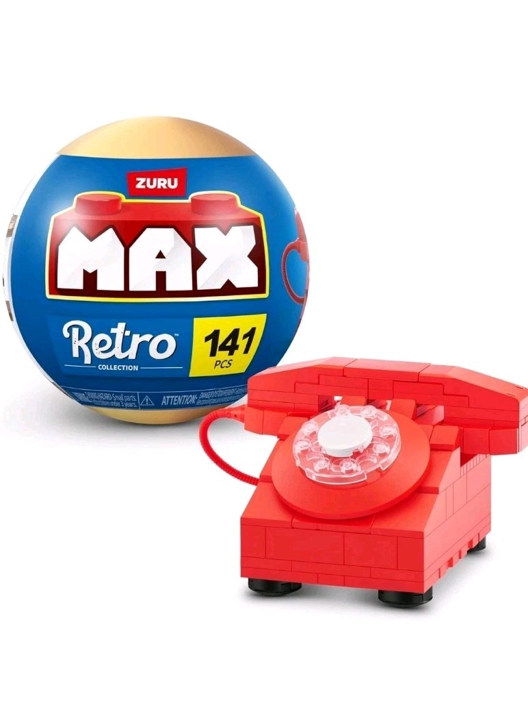 ZURU ▪︎ Max Premium Building Bricks Retro Collection Classic Telephone Design