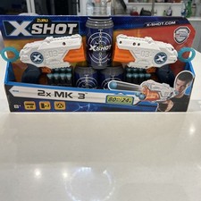 Image of Zuru X-Shot 2x MK3 Foam Dart Blaster Combo Pack 24m range w/ 16 Darts & 3Cans