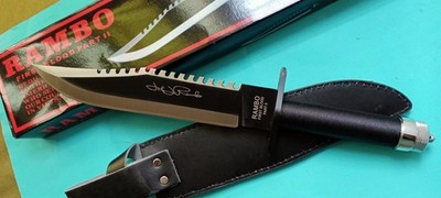16'' RAMBO II FIRST BLOOD KNIFE SIGNATURE MULTI-FUNCTION SHARP HUNTING SURVIVAL