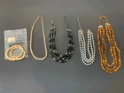 Vintage Costume Jewelry Lot Of 5 Necklaces
