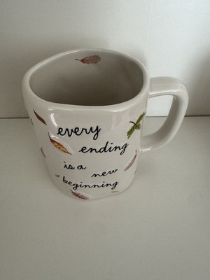 Rae Dunn Tasse - Every ending ist a new beginning - Herbst