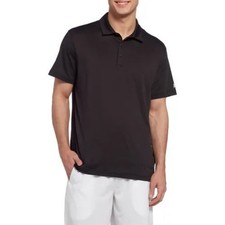 Prince Match Mesh Tennis Short Sleeve Polo Black Size M
