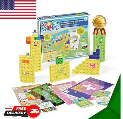 31-40 Mathlink Cubes Activity Set - Learn Numbers & Early Math Skills
