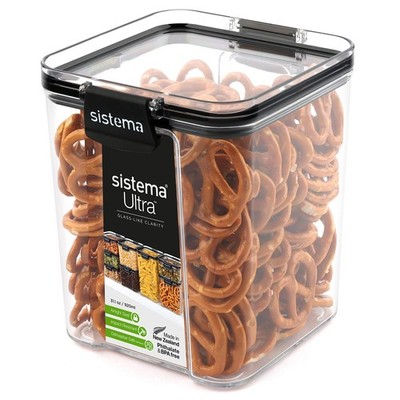 Sistema Ultra Airtight Pantry Aufbewahrungsbehälter 1 Stück (920 ml), klar schwarz 