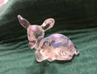 Fenton Art Glass Deer Hand Painted and Signed by Artist M. Kibbe