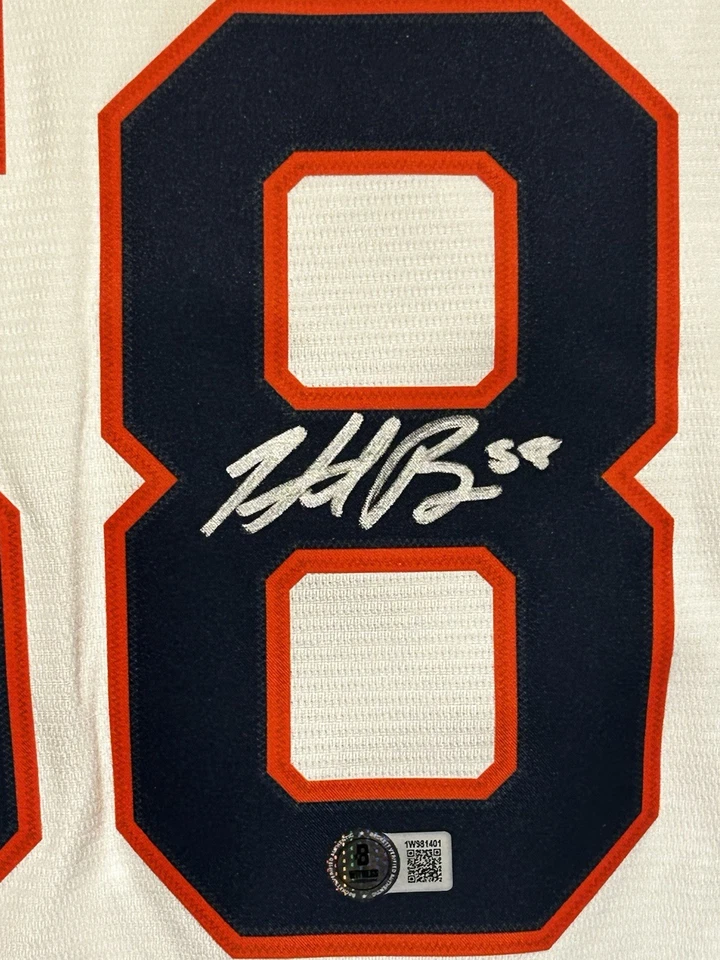 Hunter Brown Houston Astros MLB Jersey Signed - Image 2 of 3