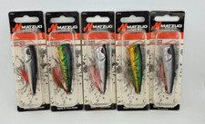 (5) Matzuo America Spit n Sputter Top Water Popper Fishing Lures Lot of 5