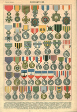 Antique Double Sided Decorations Document from the 1922 Book