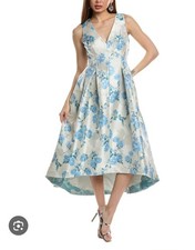 Eliza J Jacquard A-Line Gown