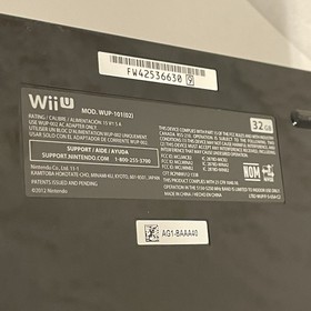 Nintendo Wii U Console 32GB + SUPER MARIO BROS Game Set Bundle WiiU *working