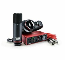 Focursite Scarlett Solo Studio 3rd Gen Pack USB Audio Interface Mic Headphones