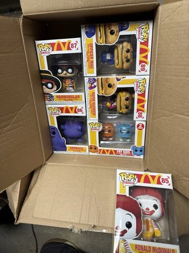 Funko Pop! Ad Icons: McDonald's Complete Set NIB W Pop Protectors