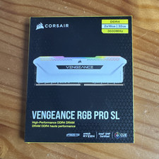 Corsair Vengeance RGB Pro SL 32GB 2x16GB DDR4 3600MHz DIMM CMH32GX4M2D3600C18W