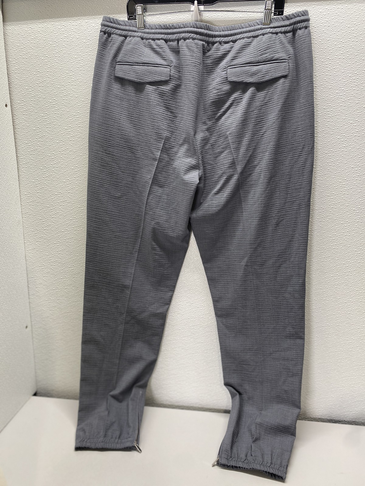 Christian Dior Mens Fine Woven Wool Blend Jogger Pants Size 37 x 31 Grey thumbnail 8