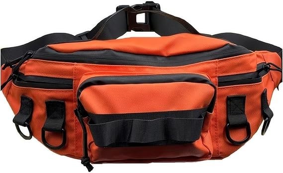 Waterproof Fishing Tackle Bag Waist Shoulder Pack Box Reel L