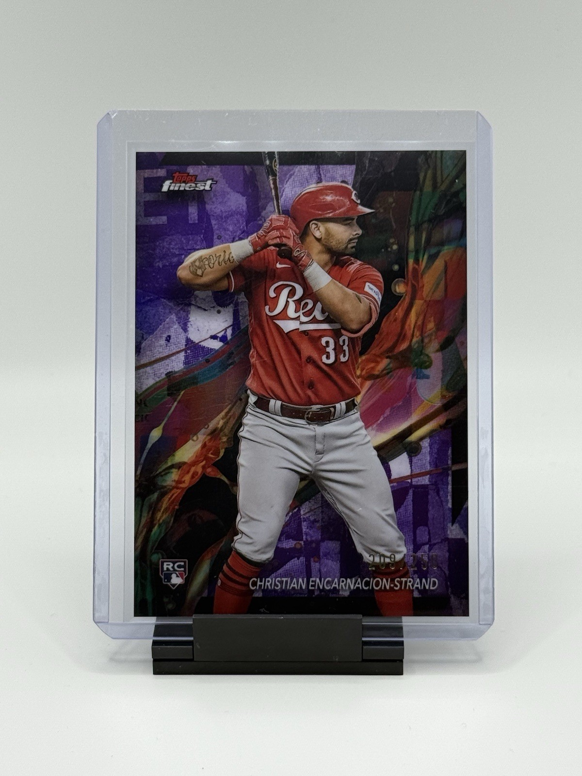 2024 Topps Finest - Common Christian Encarnacion-Strand #4 Purple Refractor /250