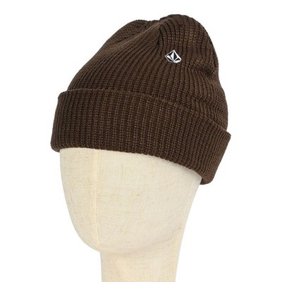 Volcom Full Stone Cuff Beanie Mütze - Cacao