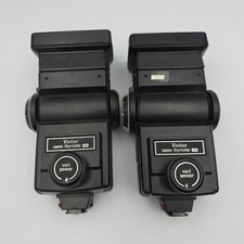 Vivitar 285- Zoom Thyristor Shoe Mount Flash - Lot Of 2 Untested