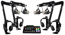 Rode RODECaster Pro II and PodMic 4-person Podcast Kit