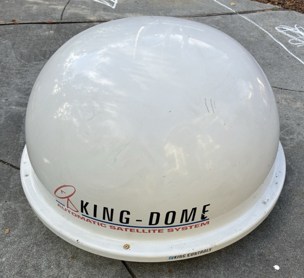 Vintage King Controls  Dome RV Satellite Dish / Dome  Just the Dome apr 27" diam
