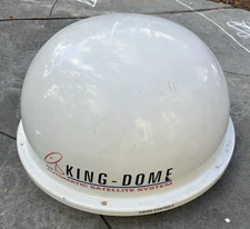 Vintage King Controls  Dome RV Satellite Dish / Dome  Just the Dome apr 27" diam