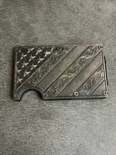 Montana Silversmiths Card Case Men All American Slim Design CRCARD6BLB