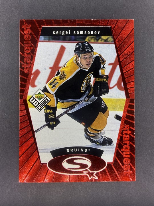 Sergei Samsonov 1998-99 Upper Deck UD Choice - Starquest Red #SQ6 NM-MY Bruins