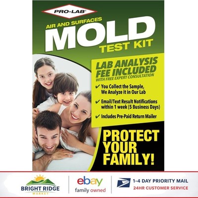 Easy-to-Use Mold  Kit with Accredited Lab Analysis and Expert Support