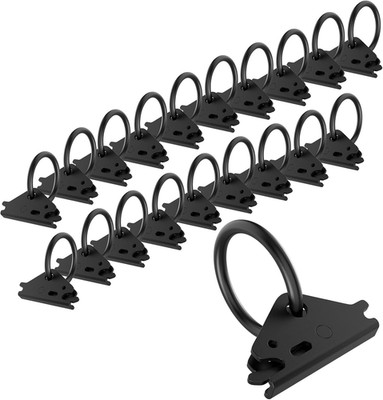 20Pcs Steel E-Track O Ring Tie-Down Anchors, Secure Cargo in Enclosed/Flatbed Tr