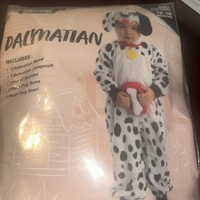 Dalmatian Puppy Dog Costume for Baby Size 12 - 18 Months Halloween Dress Up NEW