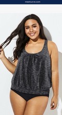 NEW with tags size 2XL Meet Curve Tankini TOP ONLY 