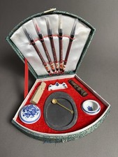 NEW Bits And Pieces THE ANCIENT ART OF SUMI-E Brushes & Stone Set calligraphy