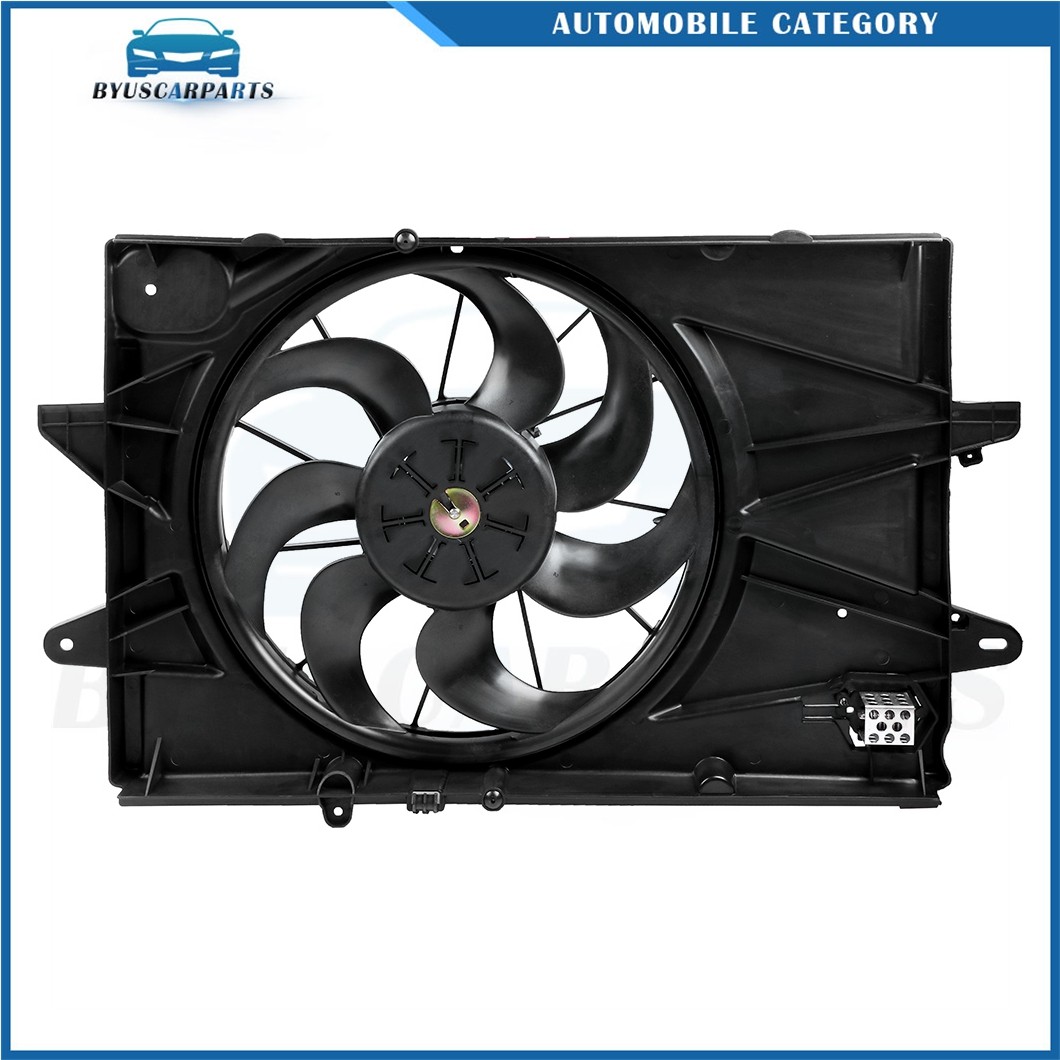 For 16-17 Chevrolet Equinox 2.4L Electric Radiator Condenser Cooling Fan Kit