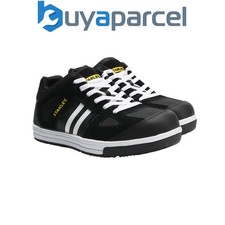 Stanley STA20051-110 Cody Safety Trainers Black/White Stripe UK 10 EUR 44