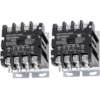BlueStars Ultra Durable 4 Pole Contactor 40 Amp 120 VAC Coil - Compatible for...