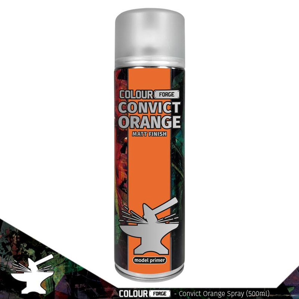 COLOUR FORGE Convict Orange Spray (500ml) - Image 5