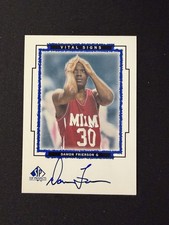 1999 SP Top Prospects - Vital Signs Damon Frierson #DF (AU, RC)