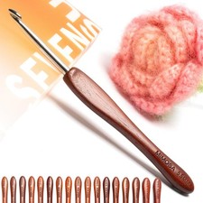 Mimosa 5.5mm Single Crochet Hook, Available in 0.6mm-6.5mm, Ergonomic Hand Po...